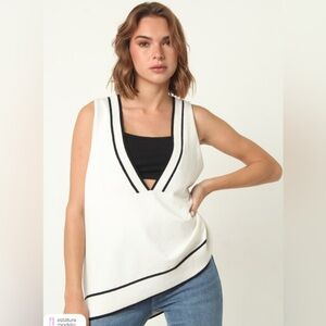 Stradivarius oversized Sweater vest